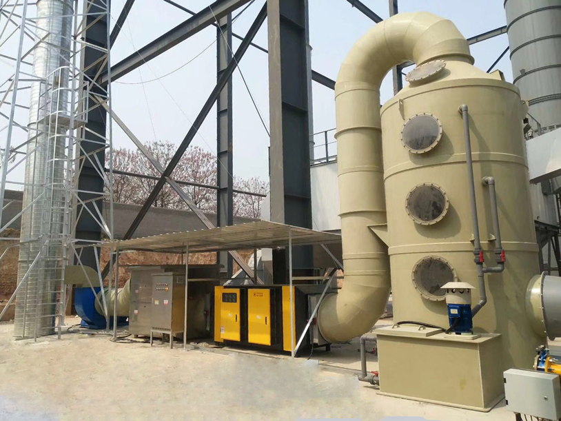 廊坊德基機(jī)械瀝青廢氣處理工程